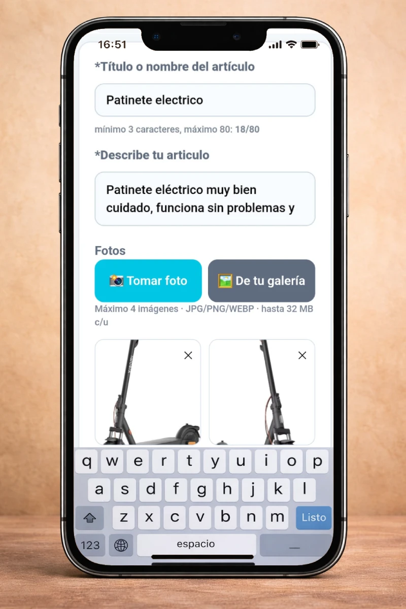 Publica desde tu mobil